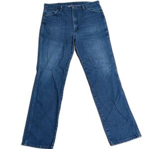 Wrangler 936PWD 38x34 (Fits 36x32) Slim Fit Cowboy Cut Jeans Faded 100% Cotton
